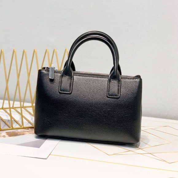 Black Leather Handbag